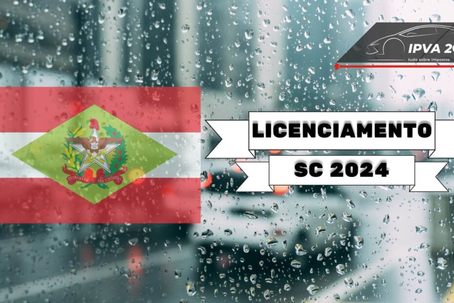 Foto da logo do Licenciamento 2024 SC