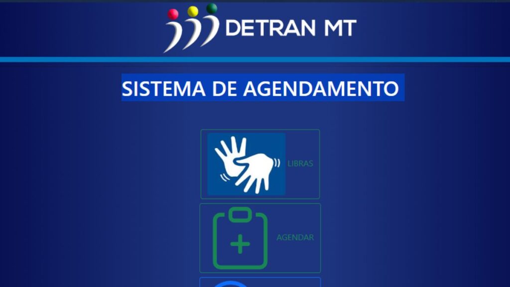 Agendamento para atendimento presencial.