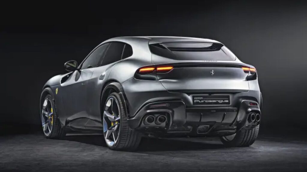 Traseira da Purosangue.