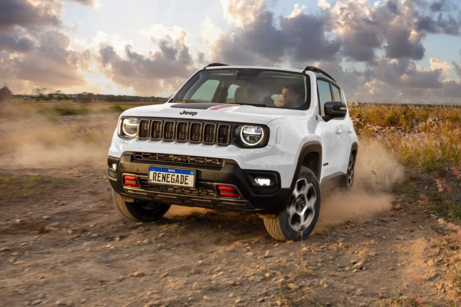 Frente do Jeep Renegade.