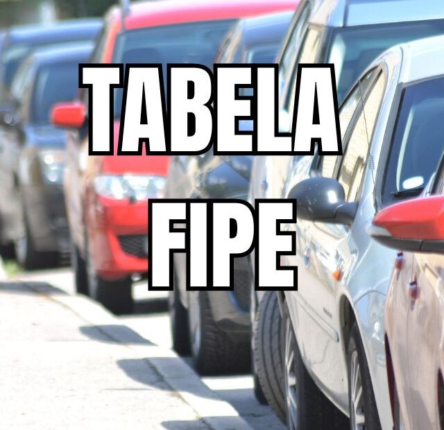 Tabela Fipe.
