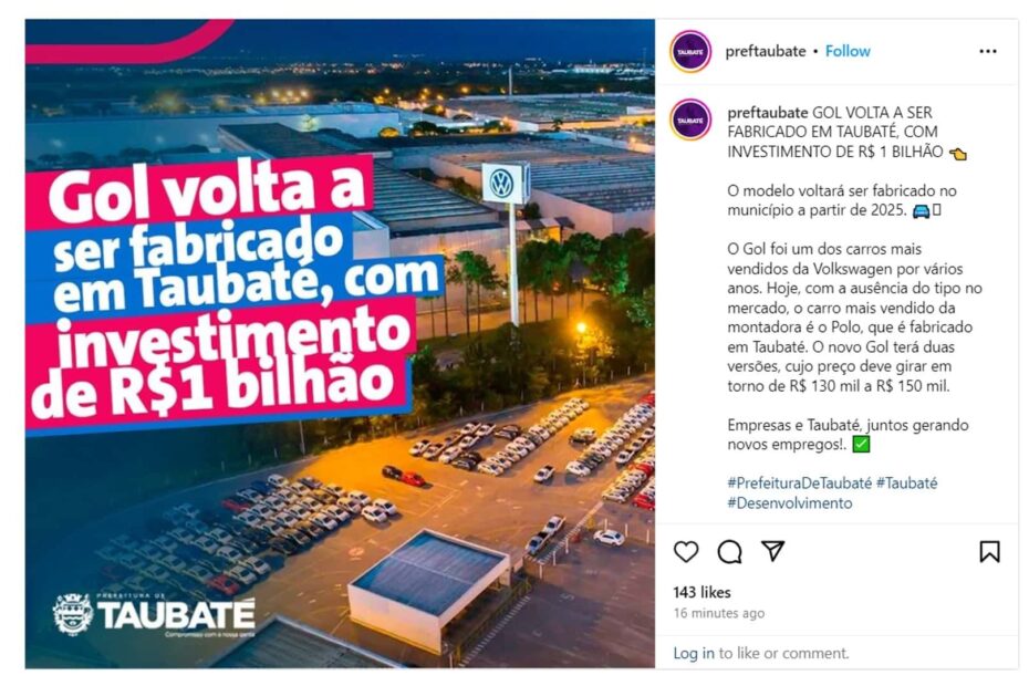VW Gol em 2025?