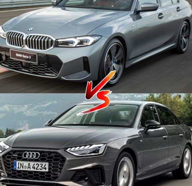 Audi A4 x BMW 320i.