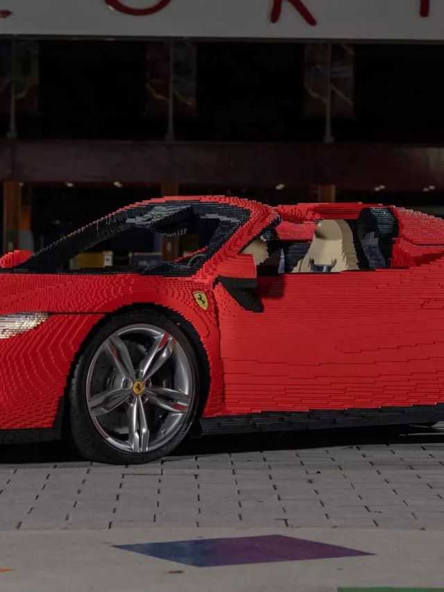 Legoland cria uma Ferrari de Lego tamanho real e mais pesada!