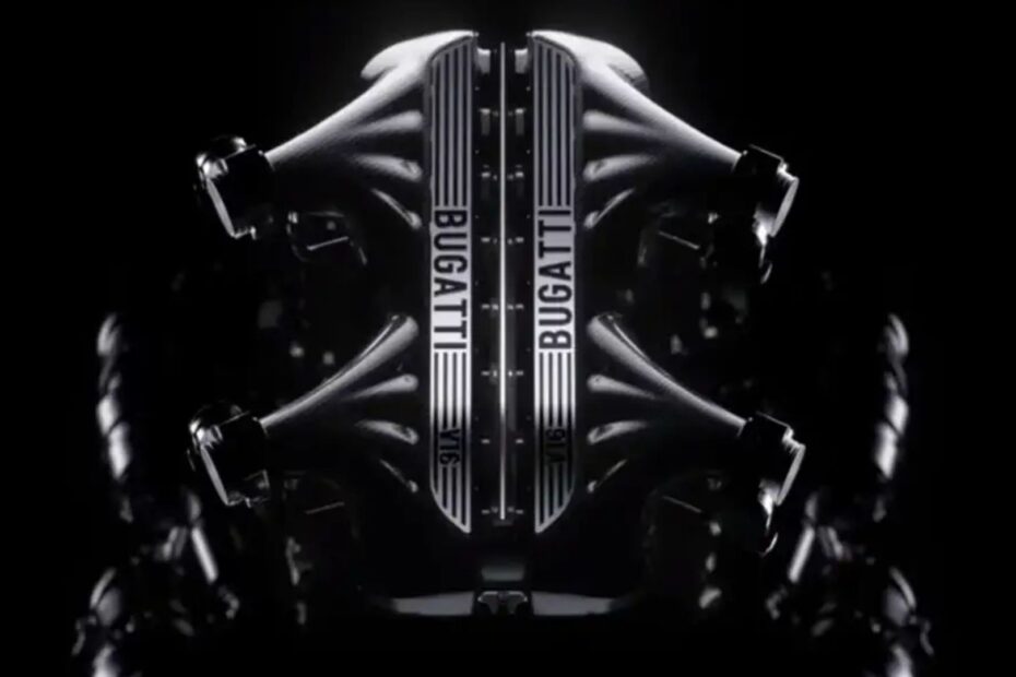 Motor Bugatti V16.