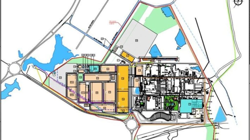 Planta do complexo da BYD.