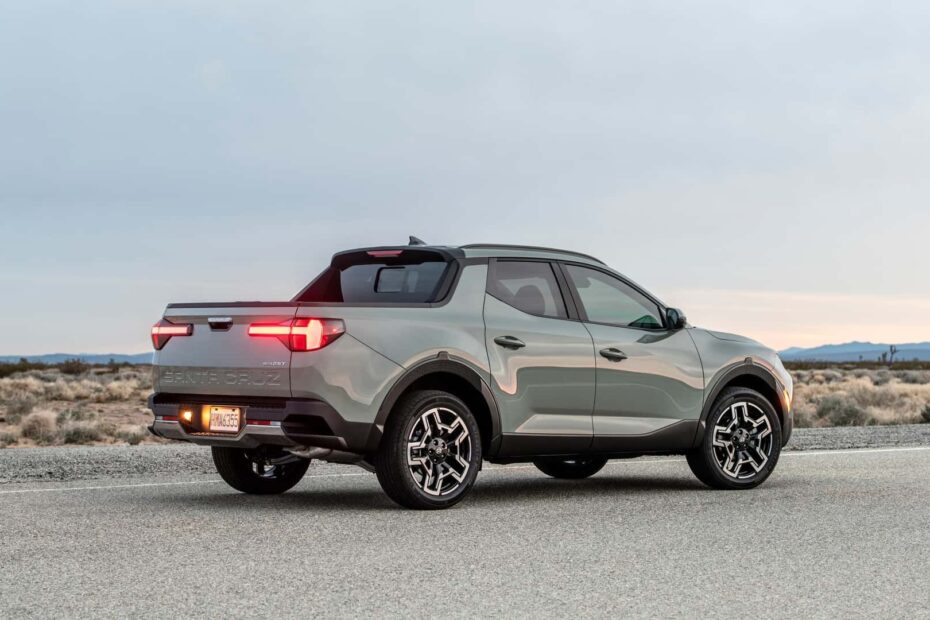 Traseira do Hyundai Santa Cruz 2025.