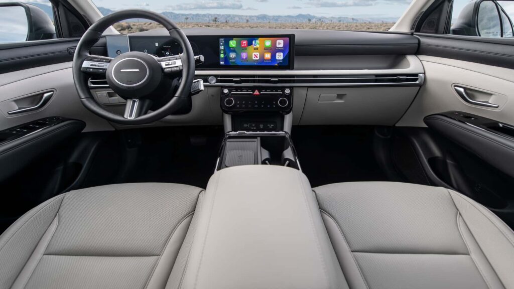 Painel do Hyundai Tucson 2025.