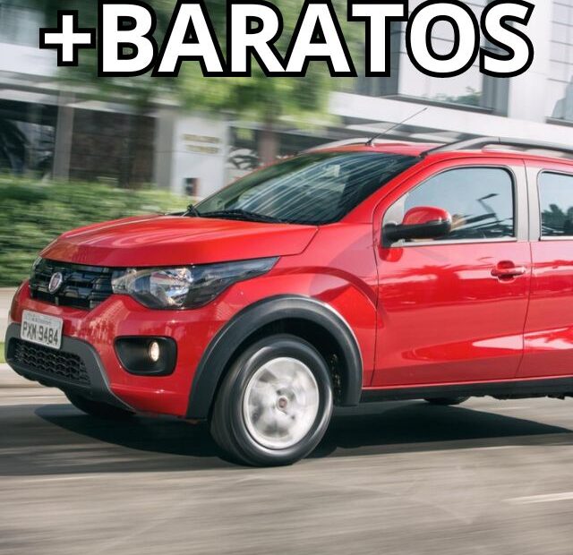 carros mais baratos do Brasil em 2024