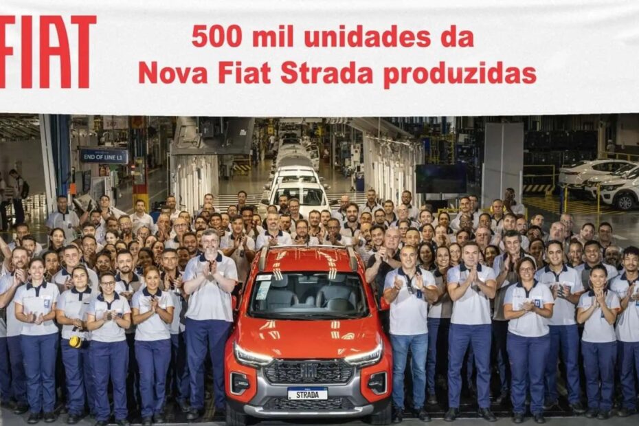 Fiat Strada tem 500 mil unidades produzidas.