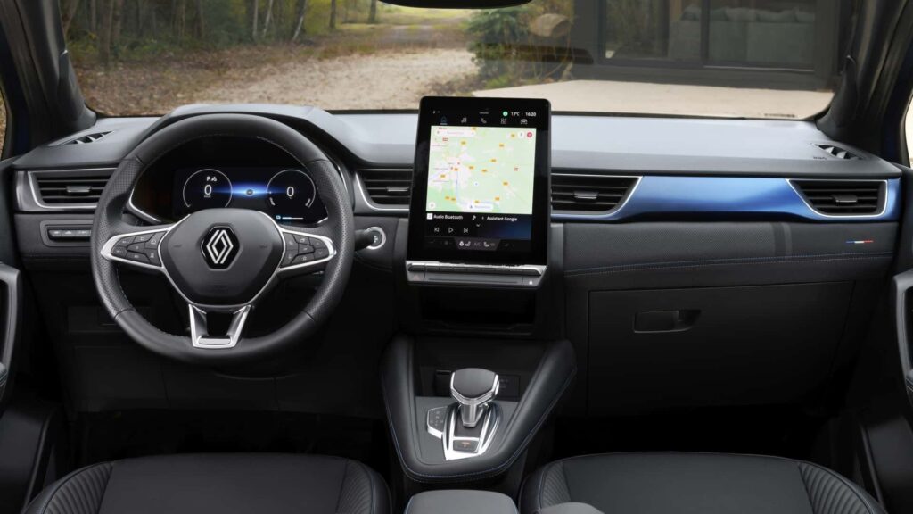 Painel do Renault Captur 2025.