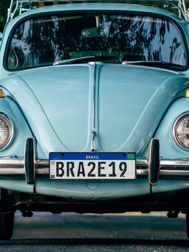 Lei quer mudar (de novo) padrão de placas e exibir a cidade; Entenda