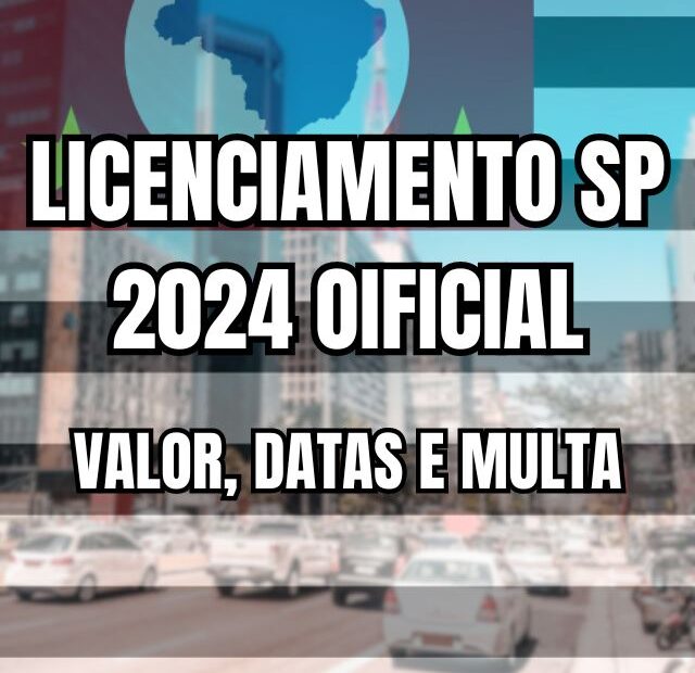 licenciamento SP 2024
