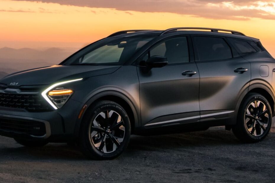 Lateral do Kia Sportage Híbrido 2025