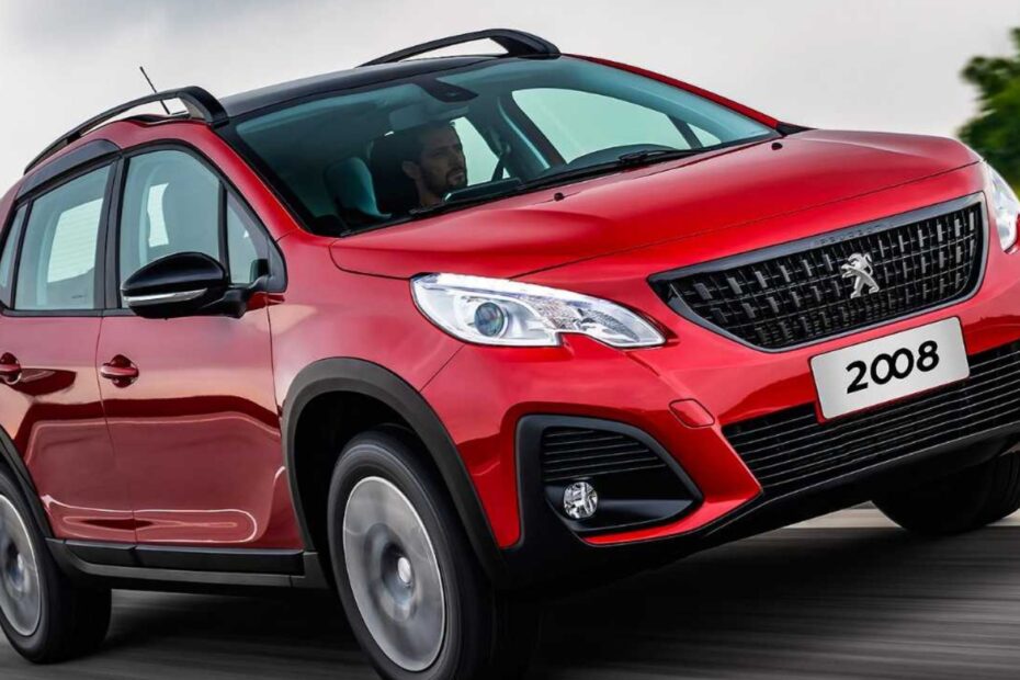 Peugeot 2008 vermelho