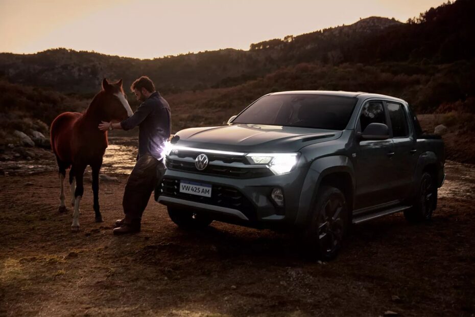 Volkswagen Amarok 2025 e cavalo