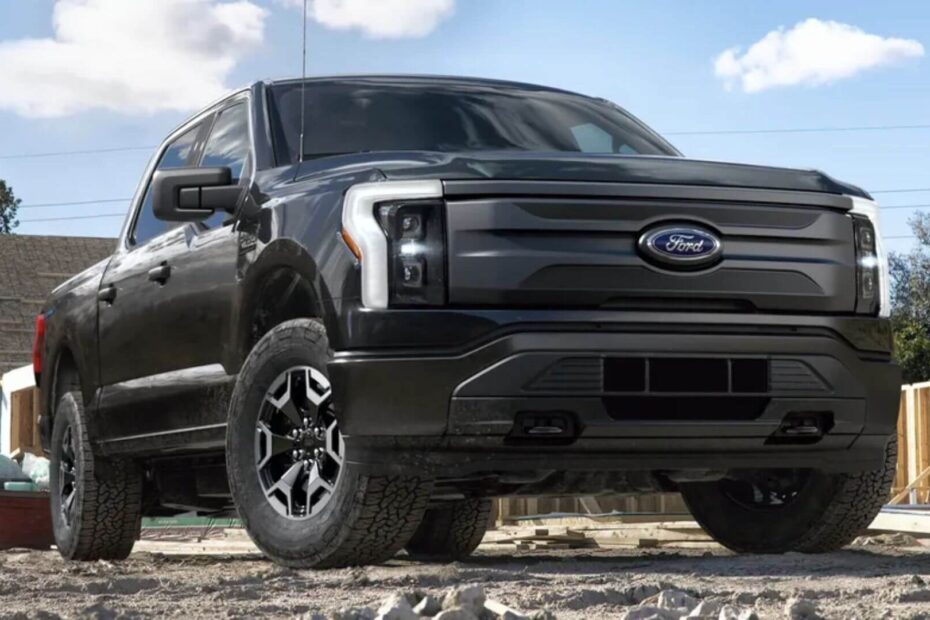 picape eletricas ford preta