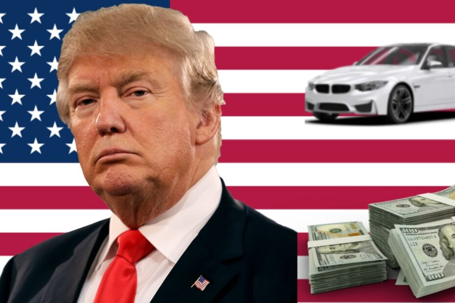 Novas tarifas de Trump aumentam os valores dos carros nos EUA.