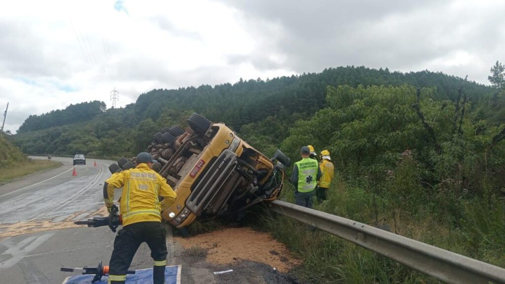 Três acidentes em rodovias do Sul chocam motoristas