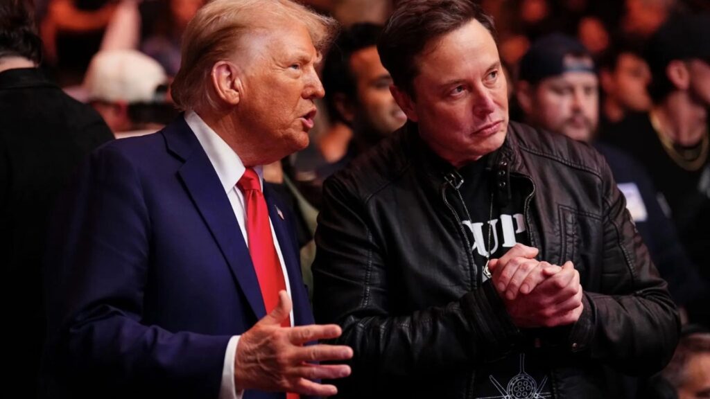Elon Musk e Trump, no conflito dos EUA e China.