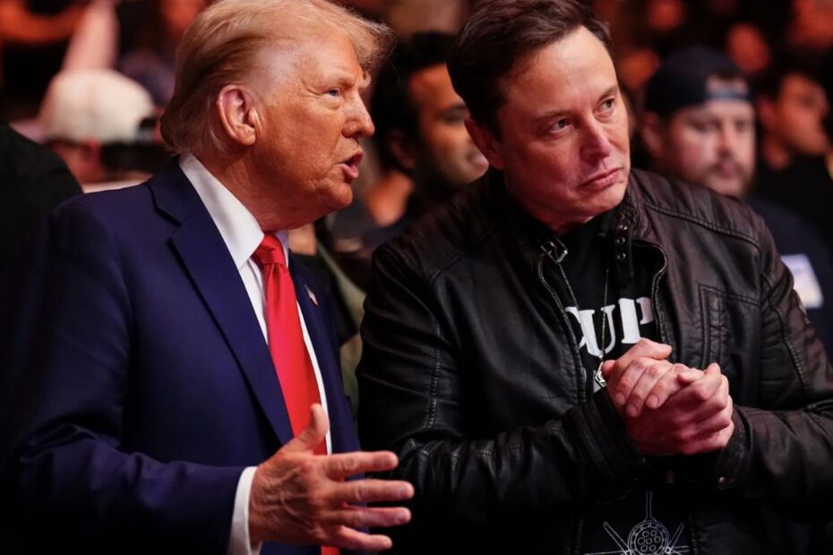Elon Musk e Trump, no conflito dos EUA e China.