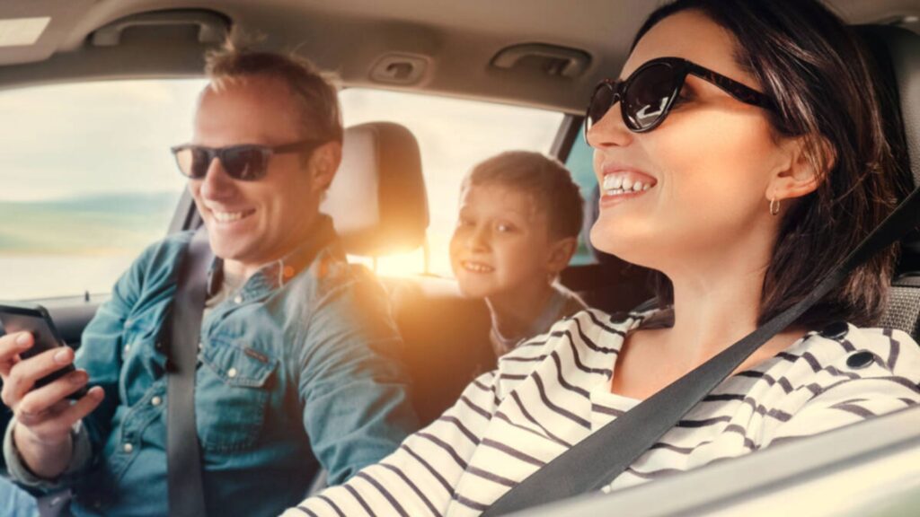 Viajando em familia.