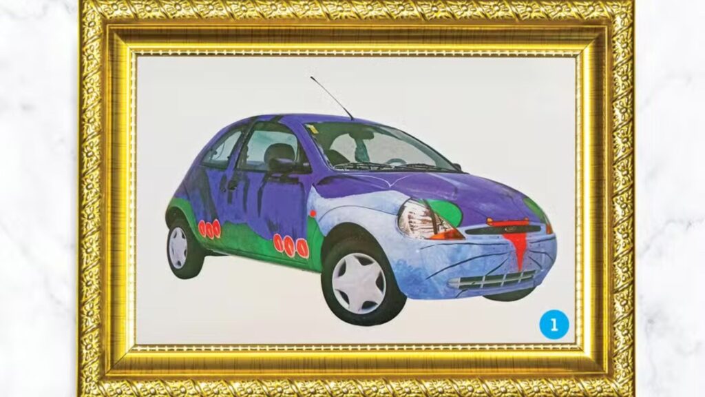 Ford Ka virou obra de arte.