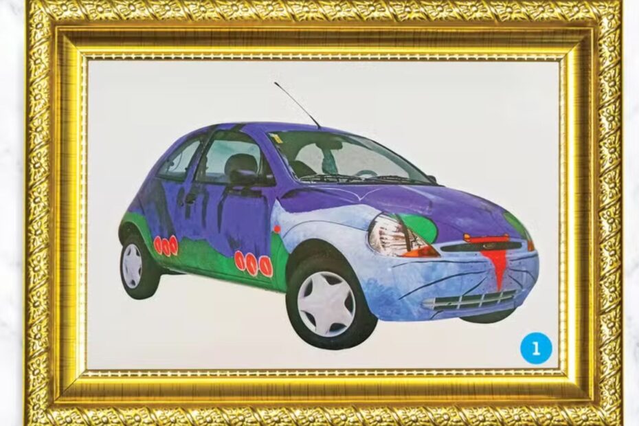Ford Ka virou obra de arte.