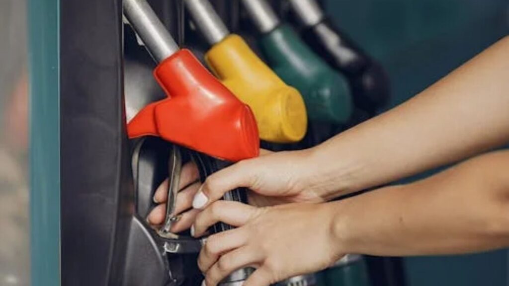 Posto de gasolina.