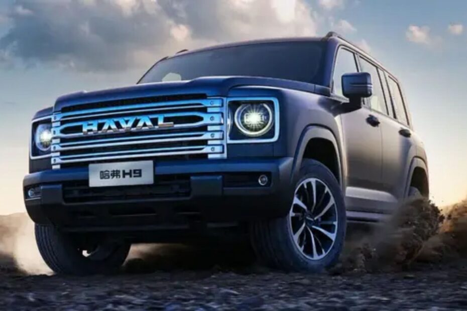 Haval H9 na diagonal.