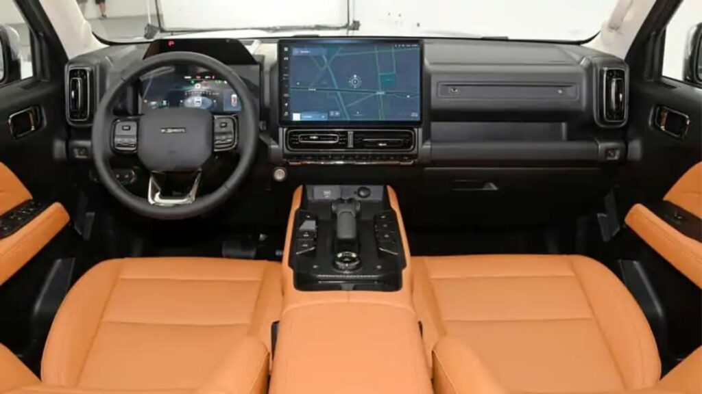 Interior do Haval H9.