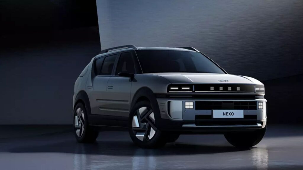 Hyundai NEXO na diagonal.