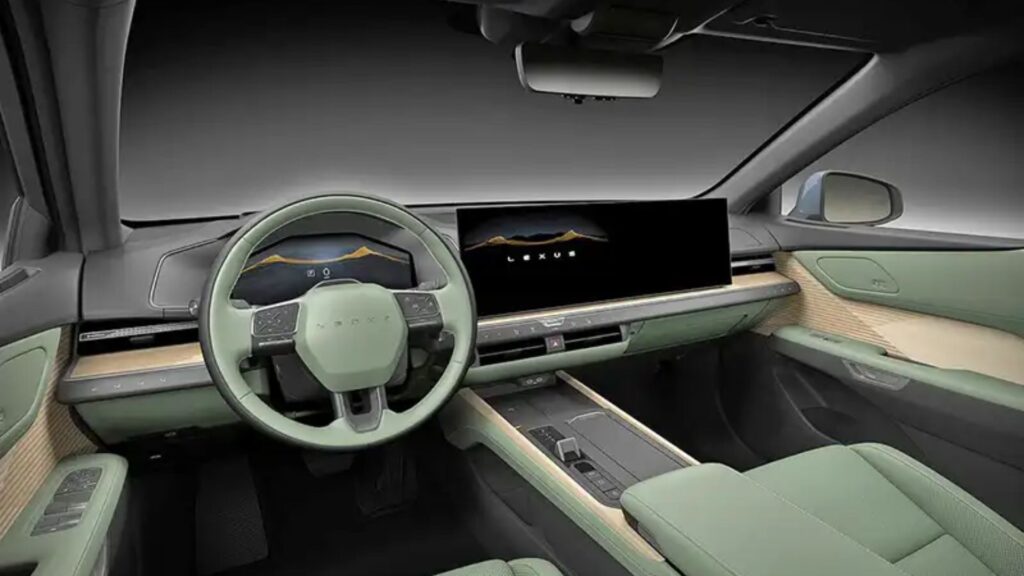 Interna do Novo Lexus ES 2026.