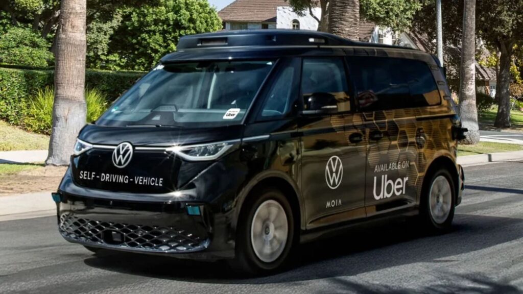 Volkswagen e uber fazem robotáxis.