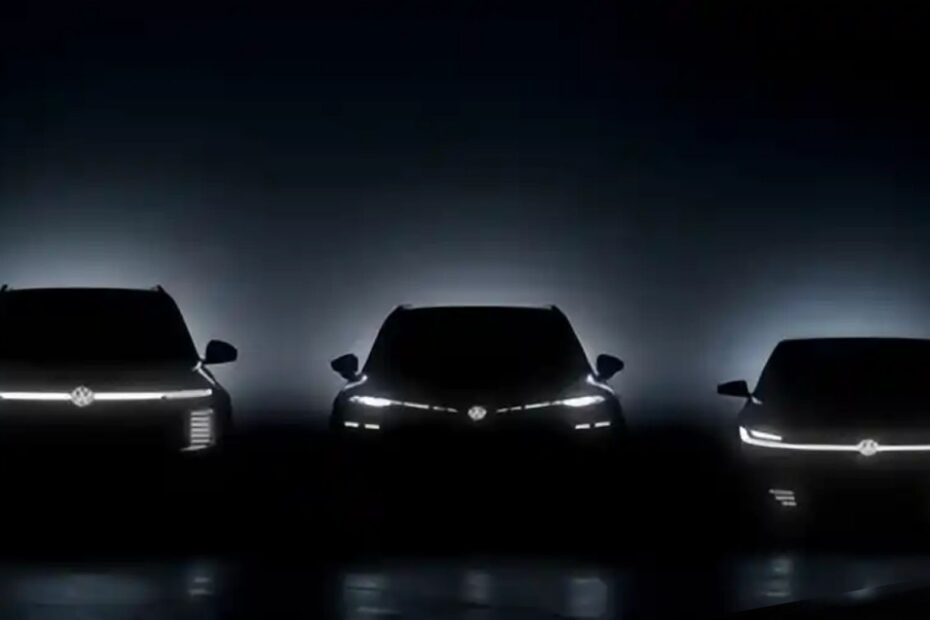 trio de lançamentos da Volksawgen la na china.