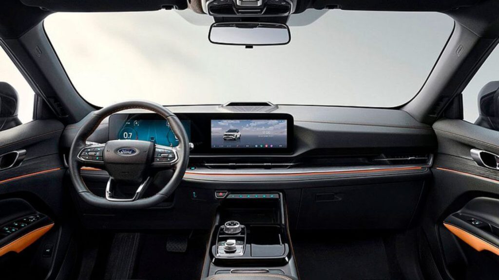 Interior do Ford Territory 2026.