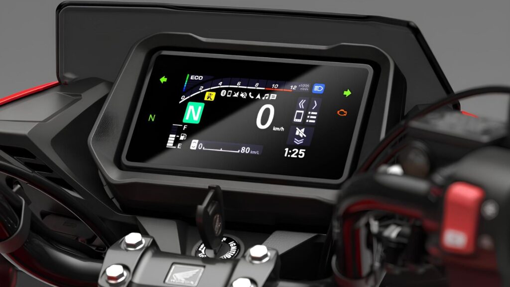 Painel da Honda CB125F 2026.