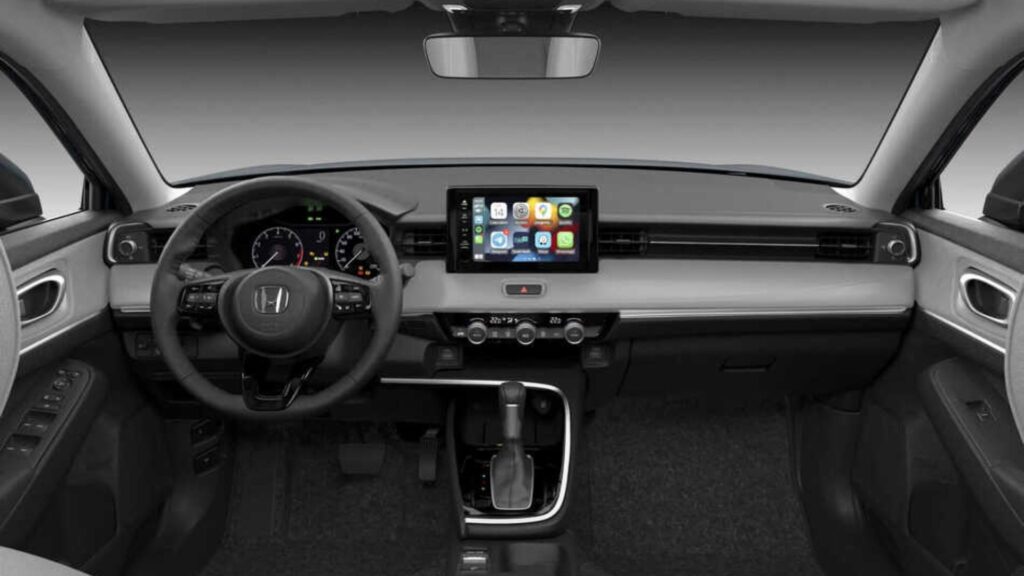 Interna do Honda HR-V.