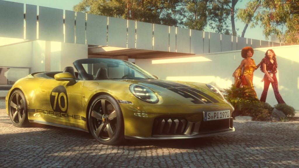 Porsche Spirit 70 na diagonal.
