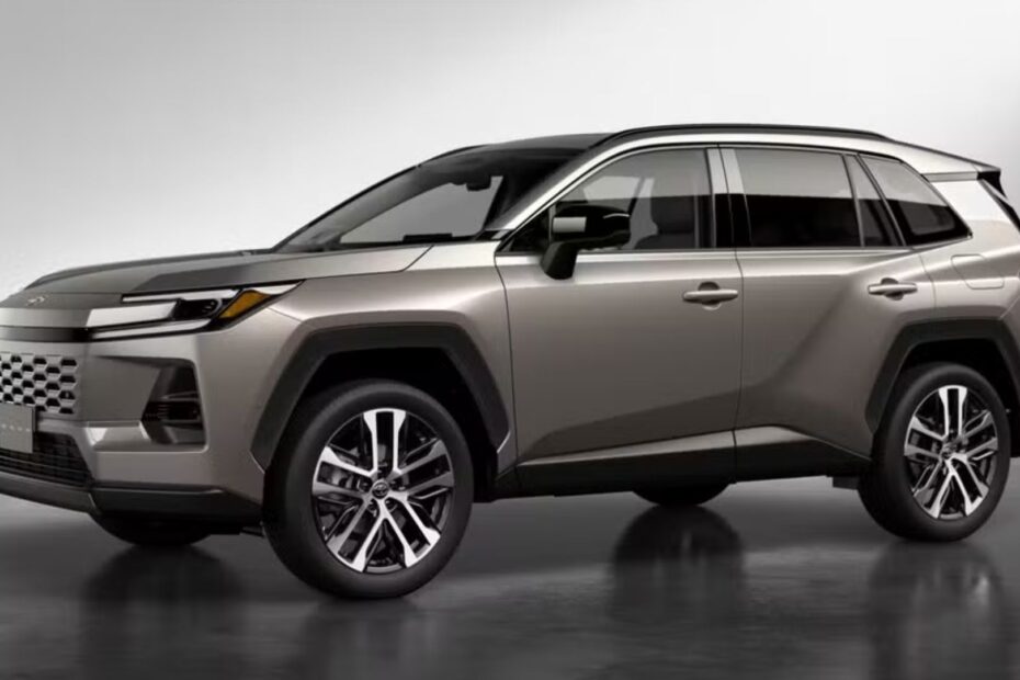Novo Toyota RAV4 na diagonal.