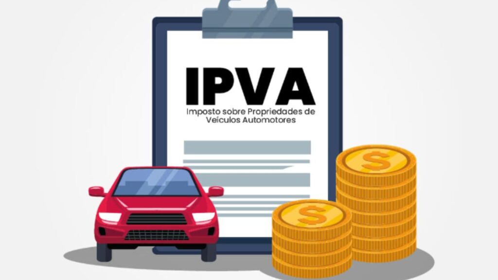 IPVA de carros atrados.